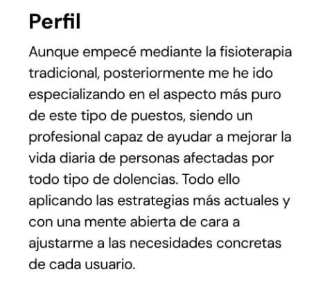perfil profesional de un fisioterapeuta perfil profesional de un fisioterapeuta